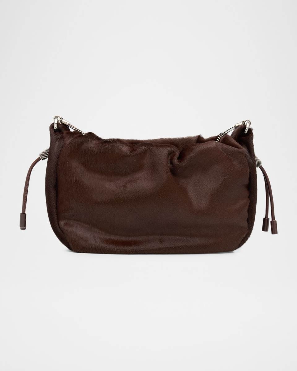 Mellow Mini Calf Hair Bucket Bag